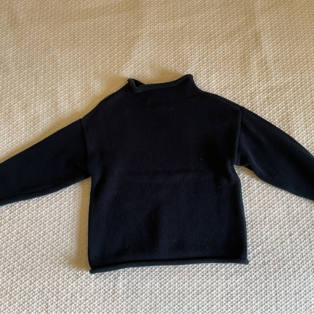 Black Turtleneck Sweater